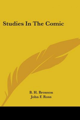 Boek Studies in the Comic B. H. Bronson