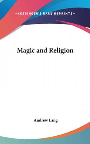 Libro Magic and Religion Andrew Lang