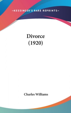 Knjiga Divorce (1920) Charles Williams