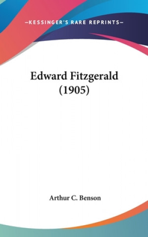 Book Edward Fitzgerald (1905) Arthur C. Benson