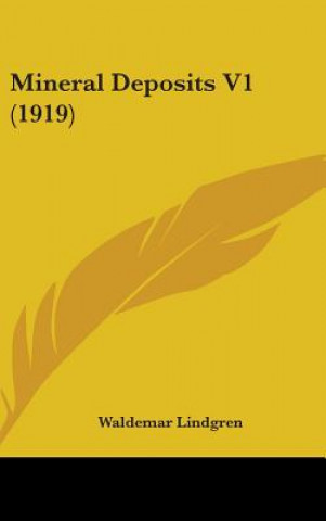 Libro Mineral Deposits V1 (1919) Waldemar Lindgren