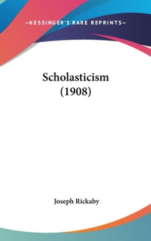 Livro Scholasticism (1908) Joseph Rickaby