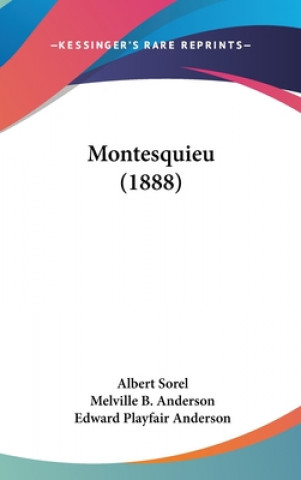 Boek Montesquieu (1888) Albert Sorel
