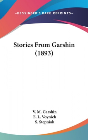 Kniha Stories From Garshin (1893) V. M. Garshin