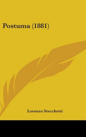 Buch Postuma (1881) Lorenzo Stecchetti