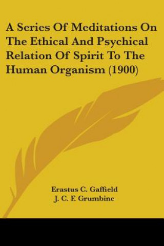 Livre A Series Of Meditations On The Ethical And Psychical Relation Of Spirit To The Human Organism (1900) Erastus C. Gaffield