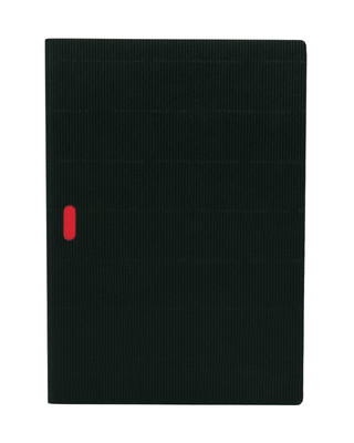 Buch Paper Oh Cahier Ondulo Black / Black A4 Unlined Hartley & Marks Publishers
