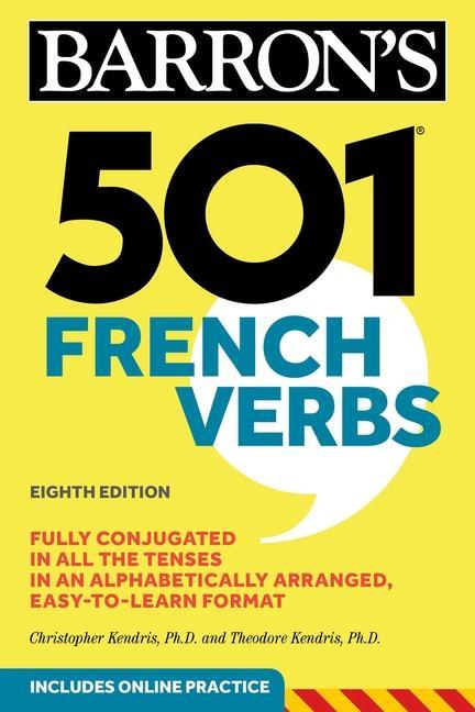 Kniha 501 French Verbs Christopher Kendris