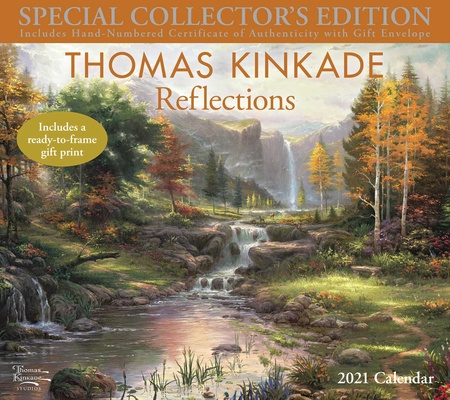 Calendar / Agendă Thomas Kinkade Special Collector's Edition 2021 Deluxe Wall Calendar Thomas Kinkade