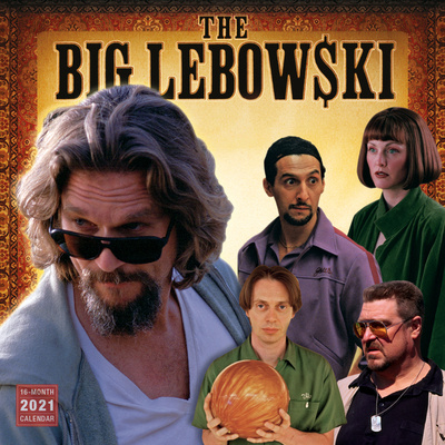 Ημερολόγιο/ημερολόγιο ατζέντα 2021 the Big Lebowski 16-Month Wall Calendar Universal Studios