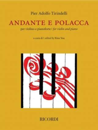 Βιβλίο Andante E Polacca: Violin and Piano Pier Adolfo Tirindelli