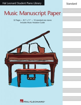 Kniha Hal Leonard Student Piano Library Standard Music Manuscript Paper Hal Leonard Corp