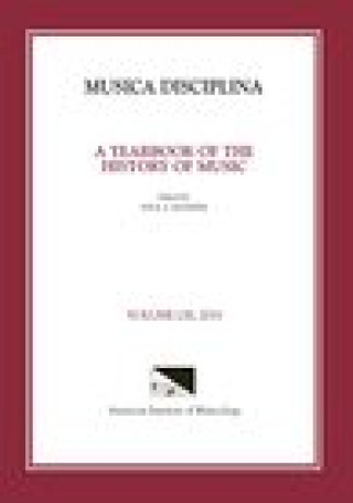 Boek Musica Disciplina, Vol. 61, 2018 Paul Ranzini