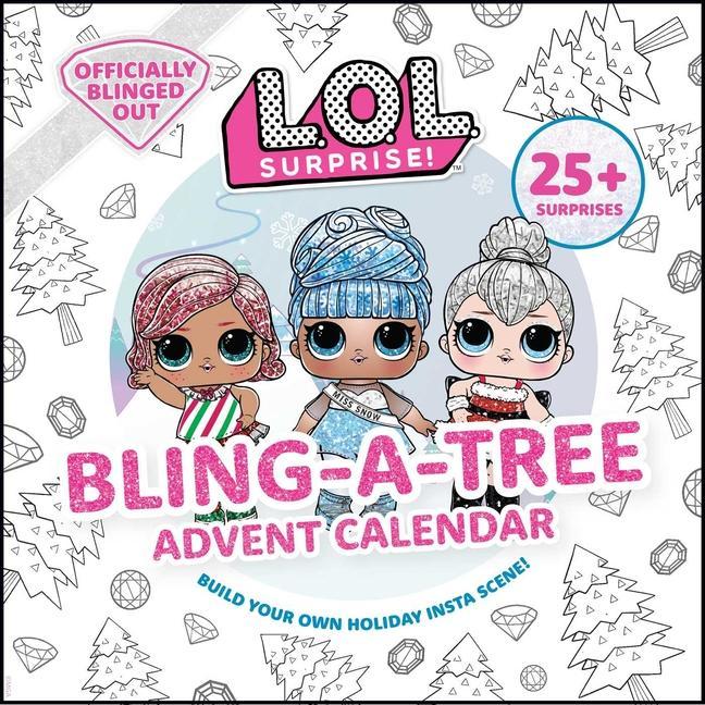 Könyv L.O.L. Surprise! Bling-A-Tree Advent Calendar: (Lol Surprise, Trim a Tree, Craft Kit, 25+ Surprises, L.O.L. for Girls Aged 6+) Insight Kids