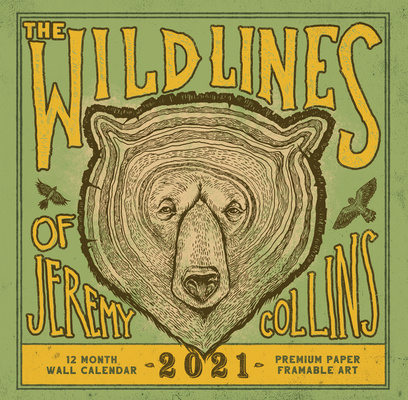 Calendario/Agenda The Wild Lines of Jeremy Collins: 2021 Wall Calendar Jeremy Collins