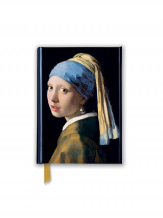 Календар/тефтер Johannes Vermeer: Girl With a Pearl Earring (Foiled Pocket Journal) Flame Tree Studio