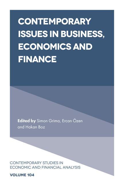 Book Contemporary Issues in Business, Economics and Finance Simon Grima