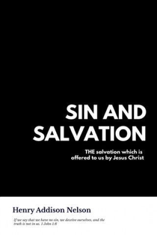 Knjiga Sin and Salvation Henry Addison Nelson