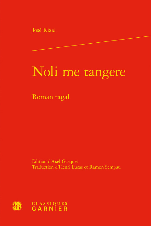Könyv Noli Me Tangere: Roman Tagal Jose Rizal