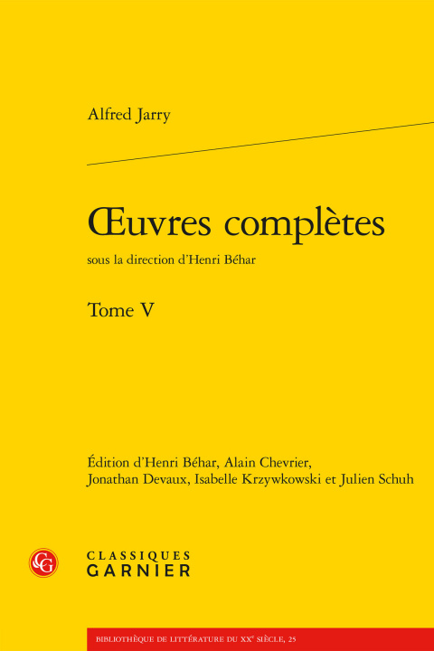 Könyv Oeuvres Completes Alfred Jarry