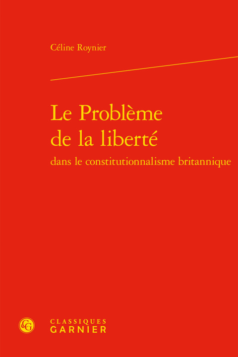 Książka Le Probleme de la Liberte Celine Roynier