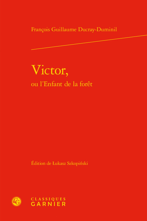 Carte Victor, Francois Guillaume Ducray-Duminil