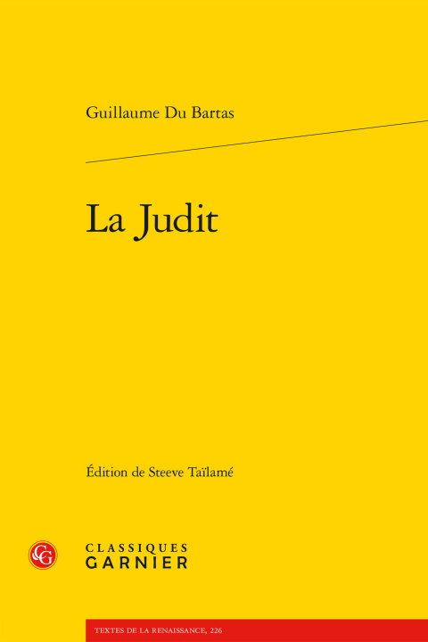 Carte La Judit Guillaume Du Bartas