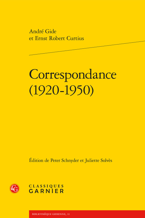 Книга Correspondance (1920-1950) Ernst Robert Curtius