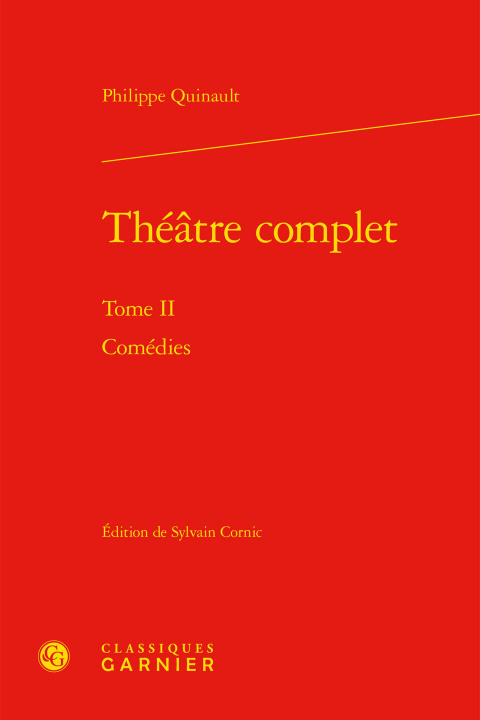 Carte Theatre Complet: Comedies Philippe Quinault