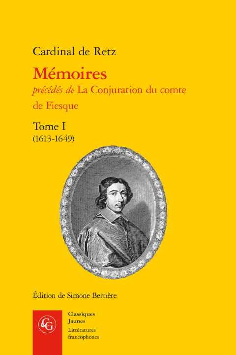 Könyv Memoires: (1613-1649) Cardinal de Retz