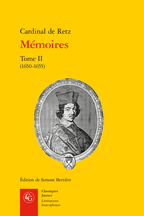 Könyv Memoires: (1650-1655) Cardinal de Retz