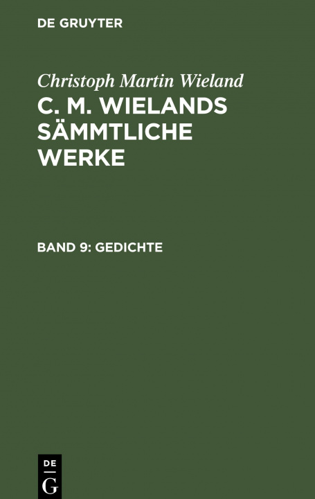 Carte Gedichte Christoph Martin Wieland