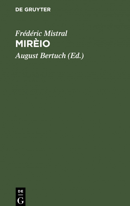 Kniha Mireio Frederic Mistral