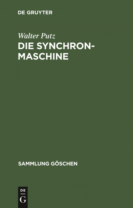 Knjiga Synchronmaschine Walter Putz