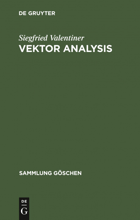 Kniha Vektor Analysis Siegfried Valentiner