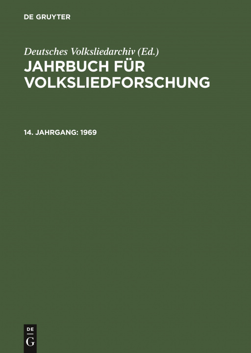 Buch 1969 Rolf Wilh Brednich
