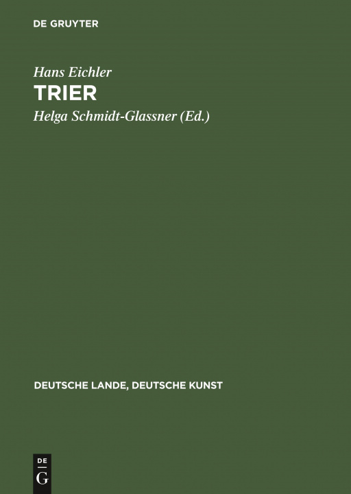 Book Trier Hans Eichler
