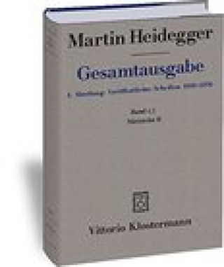 Könyv Martin Heidegger, Gesamtausgabe. I. Abteilung: Veroffentlichte Schriften 1910-1976: Nietzsche II Brigitte Schillbach