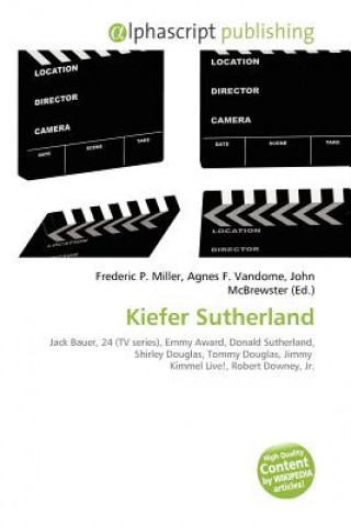 Knjiga Kiefer Sutherland Frederic P. Miller