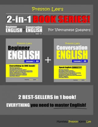 Boek Preston Lee's 2-in-1 Book Series! Beginner English & Conversation English Lesson 1 - 60 For Vietnamese Speakers Matthew Preston