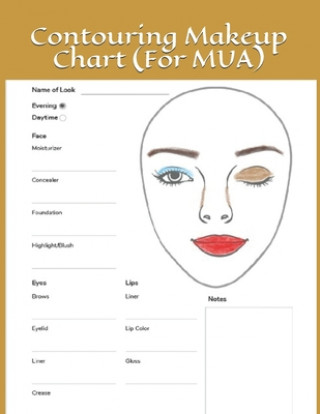 Carte Contouring Makeup Chart: Paper Chart for Makeup Artist L. Farrell Publishing