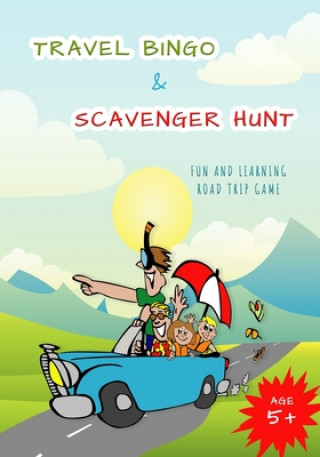 Carte Travel Bingo and Scavenger Hunt: Road trip game Olena Spektor