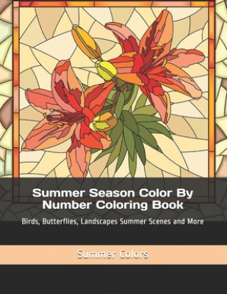 Kniha Summer Season Color By Number Coloring Book: Birds, Butterflies, Landscapes Summer Scenes and More Summer Colors