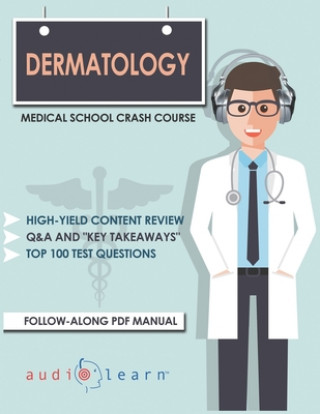 Kniha Dermatology - Medical School Crash Course Audiolearn Medical Content Team