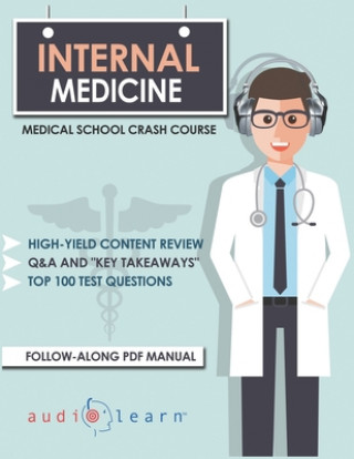 Kniha Internal Medicine - Medical School Crash Course Audiolearn Medical Content Team