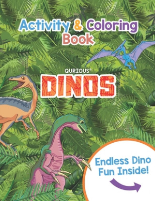 Buch Qurious DINOS Activity & Coloring Book M. Uliel