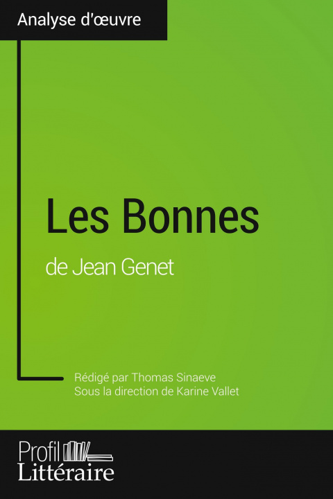 Kniha Les Bonnes de Jean Genet (Analyse approfondie) Profil-Litteraire. Fr