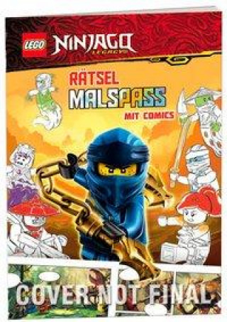 Carte LEGO® NINJAGO® - Rätselmalspaß mit Comics 