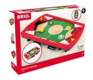 Játék BRIO Spiele 34019 Tischfußball-Flipper - Pinball als Holzspielzeug für Kinder - Kinderspielzeug empfohlen ab 6 Jahren 