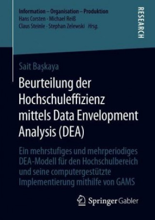 Buch Beurteilung Der Hochschuleffizienz Mittels Data Envelopment Analysis (Dea) Sait Baskaya